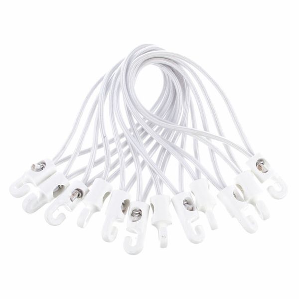 Stairville Spannfix XL  6mm white 12 pcs