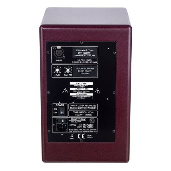 PSI Audio A17-M Studio Red