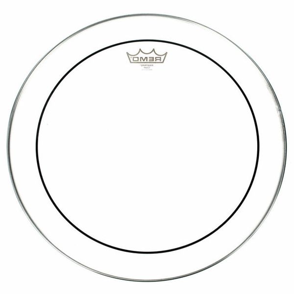 Remo 16" Pinstripe clear