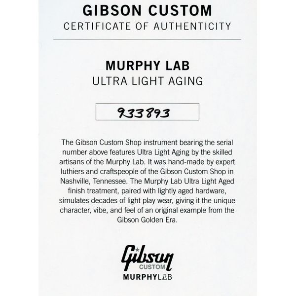 Gibson Les Paul 59 Southern Fade ULA