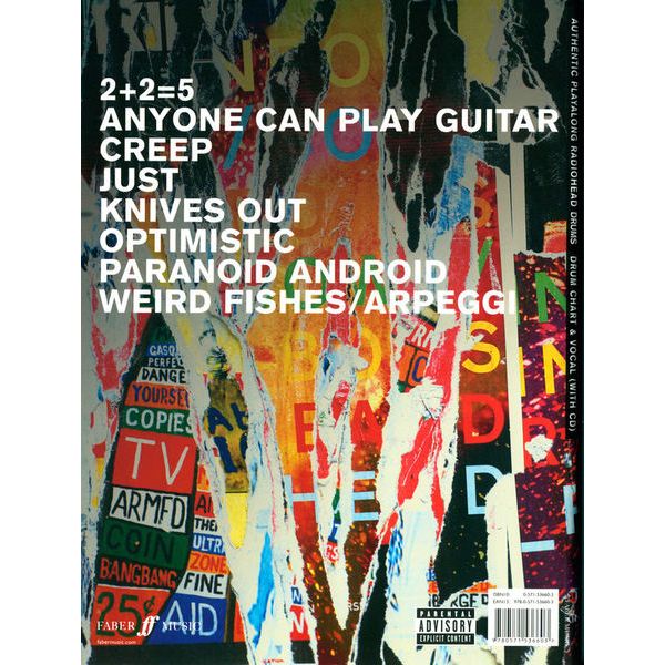 Faber Music Radiohead Drums Play-Along