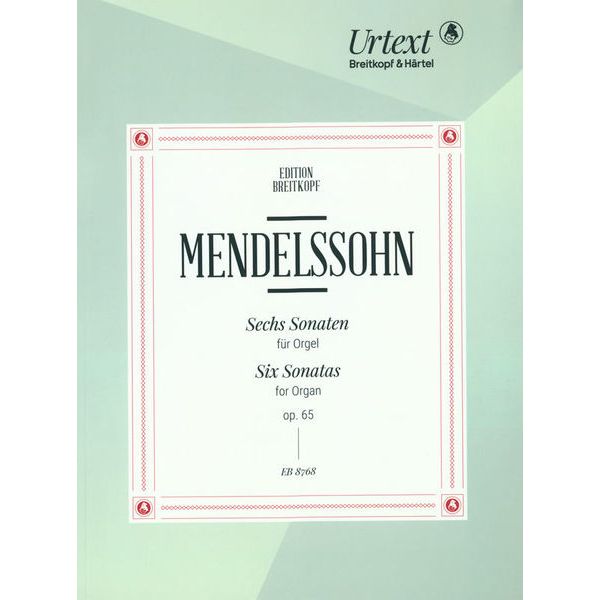 Breitkopf & Hrtel Mendelssohn Sechs Sonaten