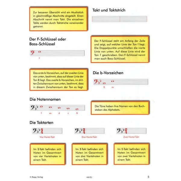 Horst Rapp Verlag Posaune lernen mit Spa 1