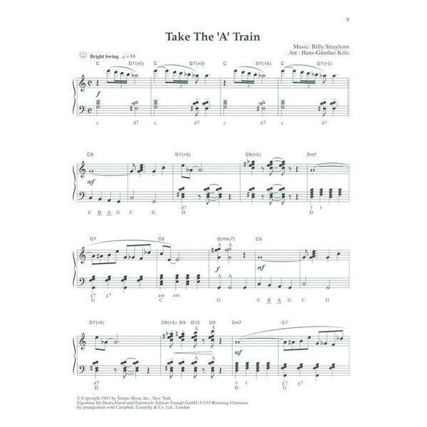 Holzschuh Verlag Akkordeon Pur Jazz & Swing 2