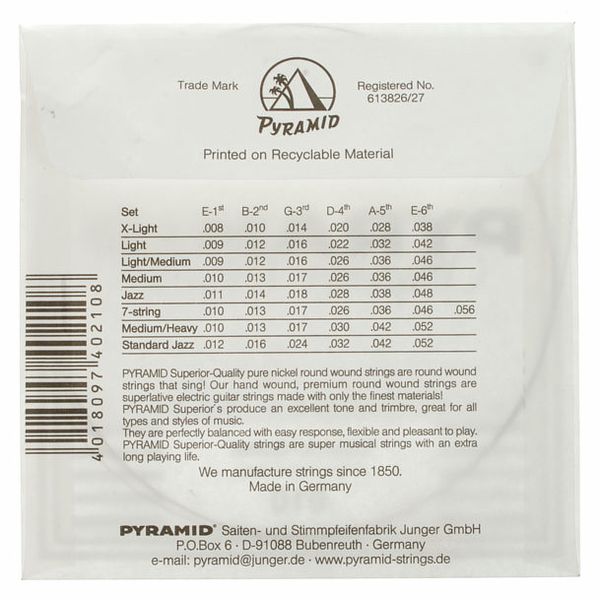 Pyramid 010 Single