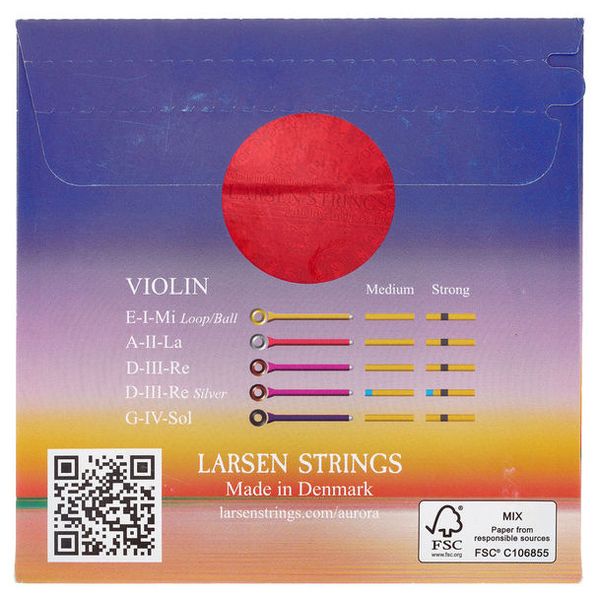 Larsen Aurora Violin D Silver Strong