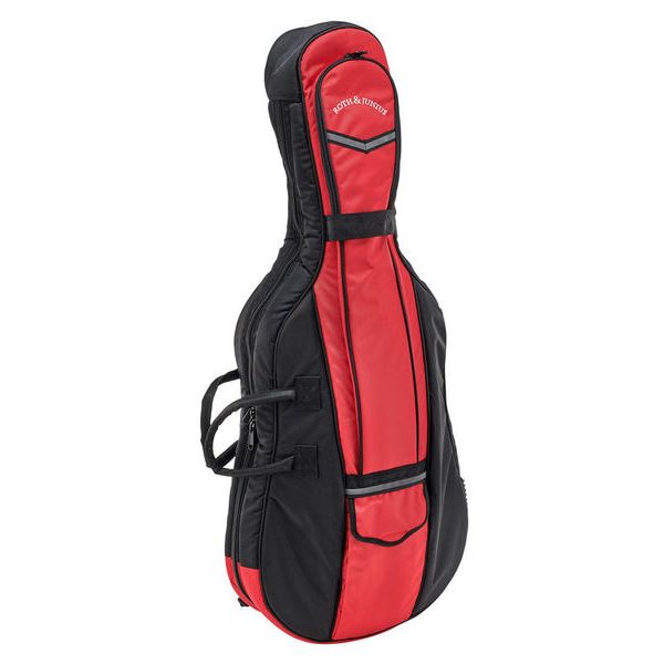 Roth & Junius CSB-01 1/2 BK/RD Cello Bag