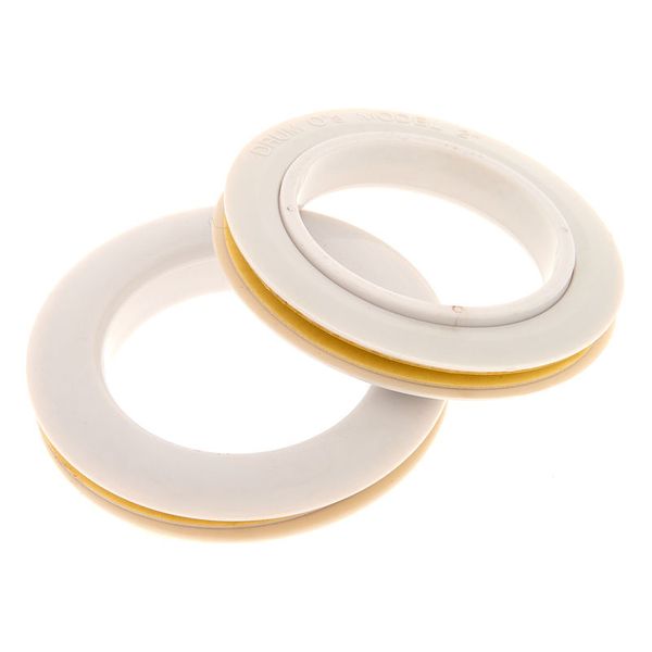 Bass Drum O's 2" White round HW2