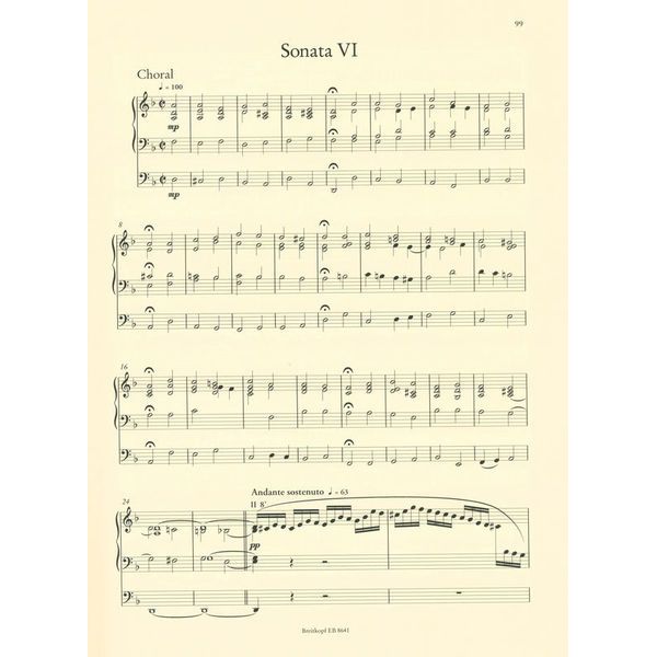 Breitkopf & Hrtel Mendelssohn Orgelwerke 1