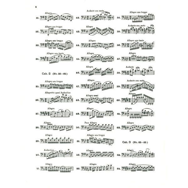 Edition Peters Dotzauer 113 Cello-Etüden 1