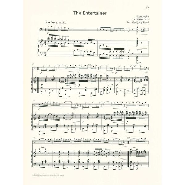 Schott The Entertainer Cello