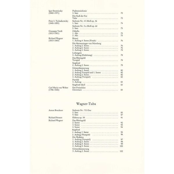 Edition Peters Orchester Probe Horn