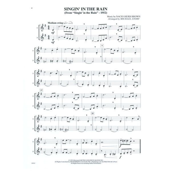 Alfred Music Publishing Movie Duets For All Clarinet