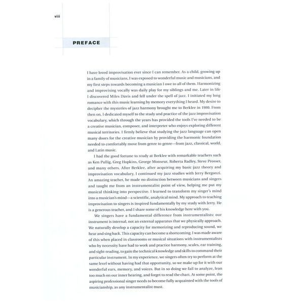 Berklee Press Jazz Vocal Improvisation