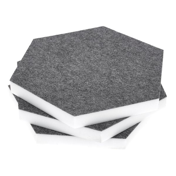 t.akustik Hexagon Melamine Grey 25