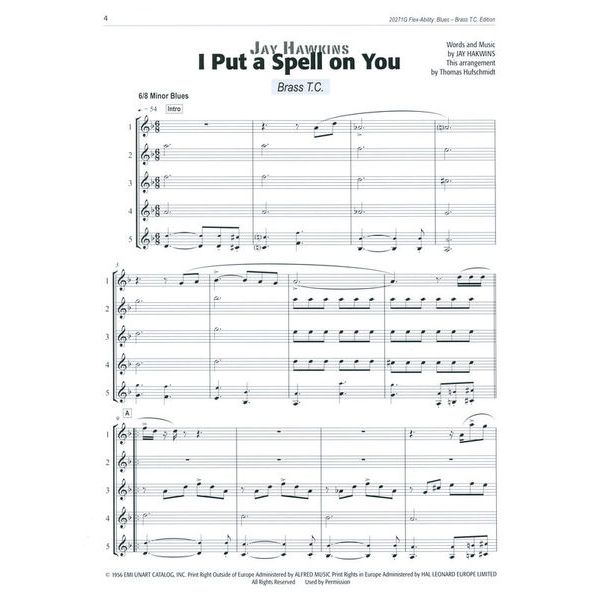 Alfred Music Publishing Flex-Ability Blues Brass T.C.