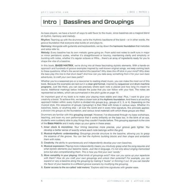 Alfred Music Publishing Bass Matrix English Version
