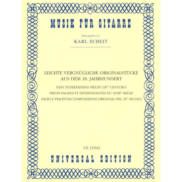 Universal Edition Originalstücke 18. Jahrhundert