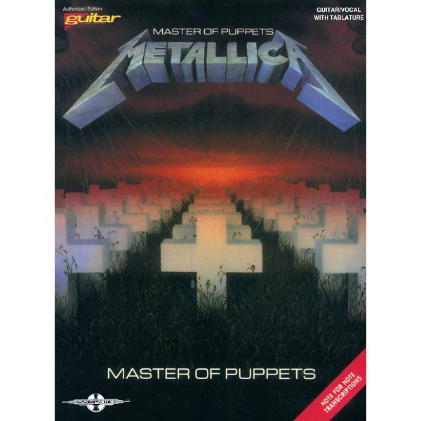 Cherry Lane Music Company Metallica Master Of Puppets