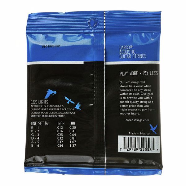 Martin Guitar Darco D220 Acoustic 12-54