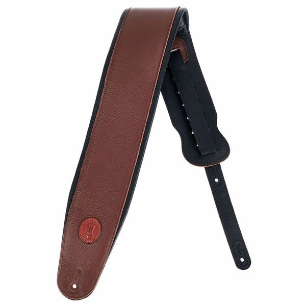Levys Leather Bass Strap 4,5" BRN