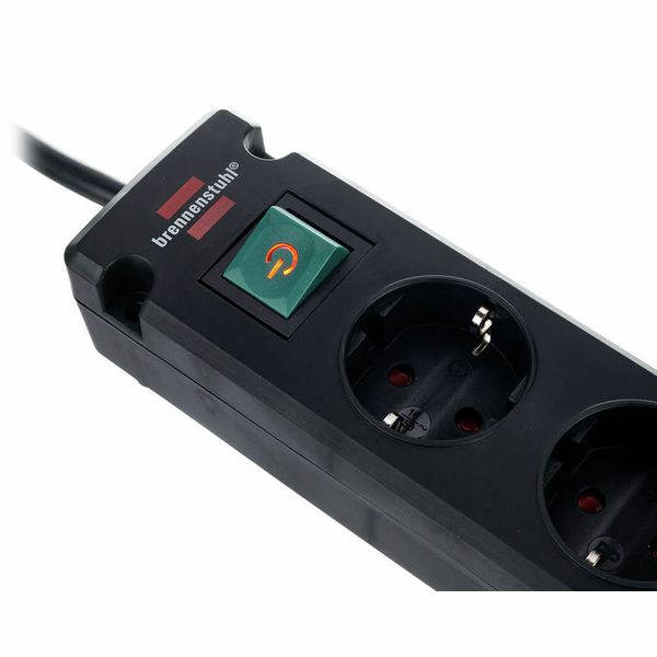 Brennenstuhl Bremounta Socket Strip 4Way BK