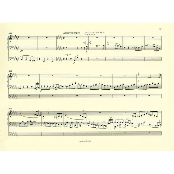 Breitkopf & Hrtel Liszt Sonate h-moll for Orgel