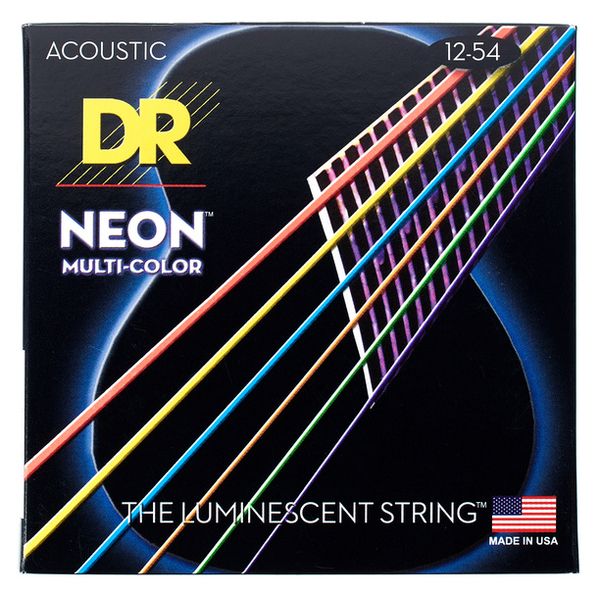 DR Strings Neon Multi NMCA-12