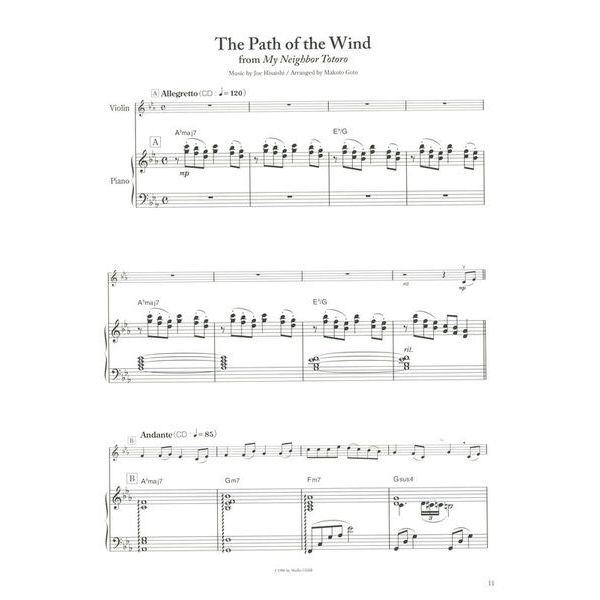 Zen-On Studio Ghibli for Violin