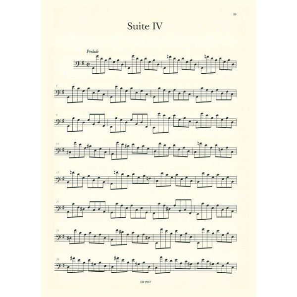 Ricordi Bach 6 Suites Double Bass