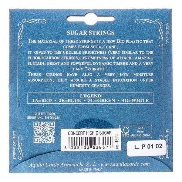 Aquila 152U Sugar Ukulele Concert
