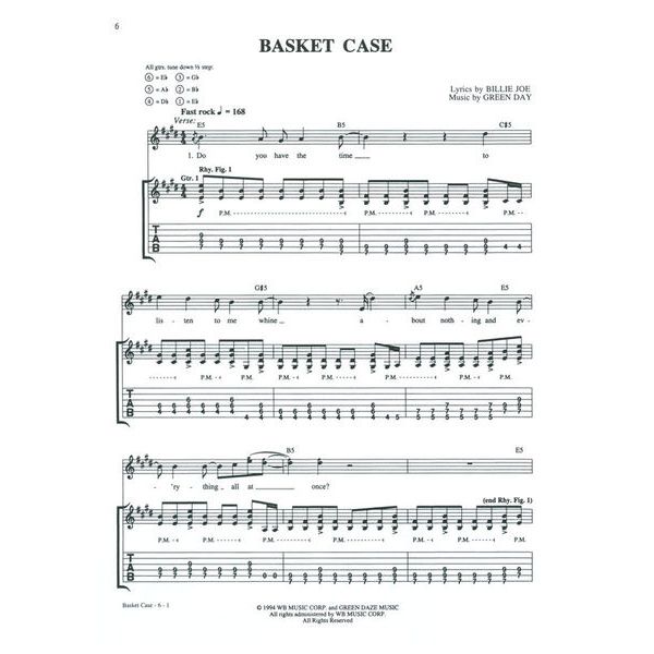 Alfred Music Publishing Green Day International Super