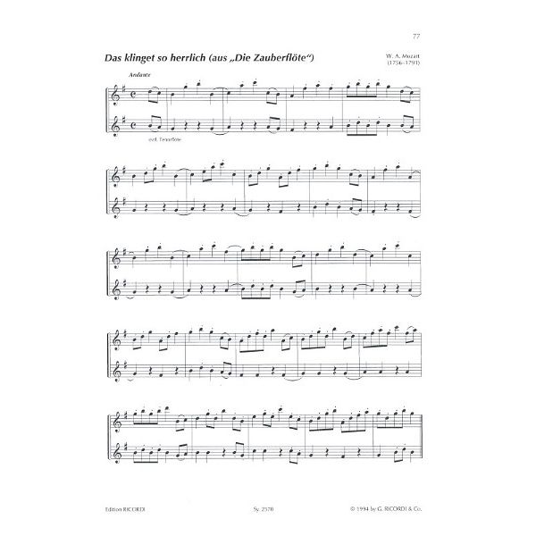 Ricordi Die Altblockflöte 1