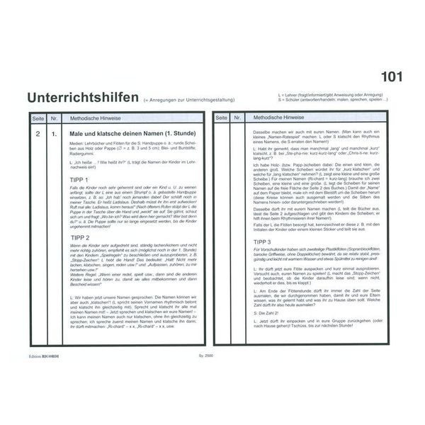 Ricordi Lustige Blockflöte 1 Deutsch