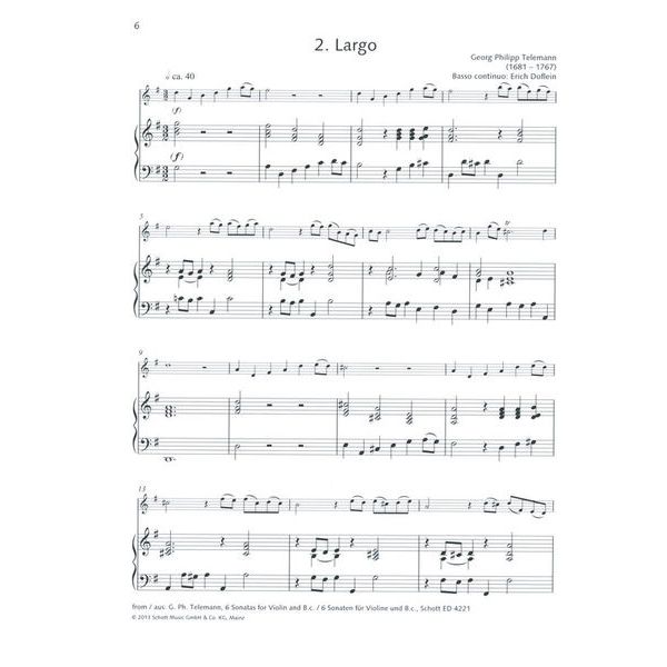 Schott Easy Concert Pieces Violin 2