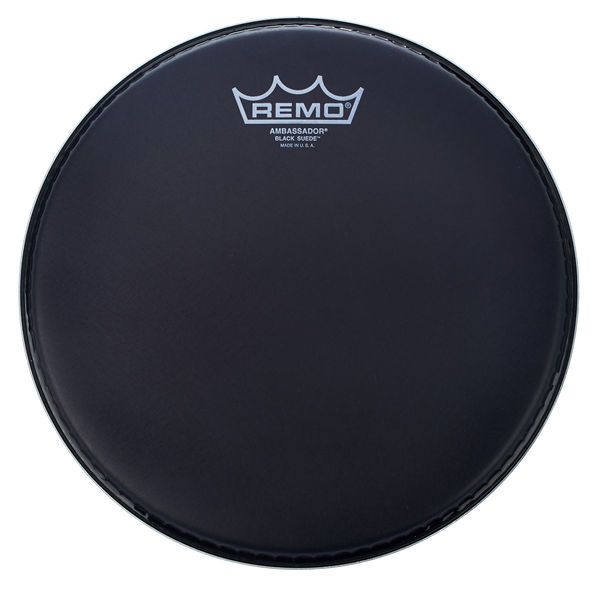 Remo 10" Ambassador Black Suede