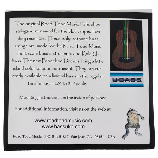 Kala U-Bass 4-String Pahoehoe Dread