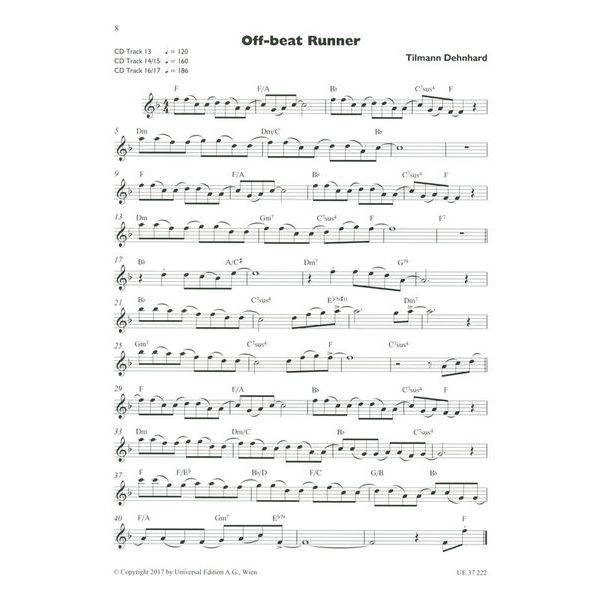 Universal Edition Jazz Studies Alto Recorder