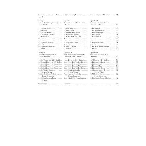 Henle Verlag Schumann Album für Die Jugend