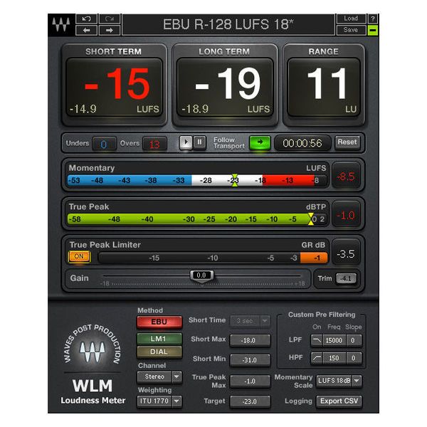 Waves Broadcast and Surround Suite