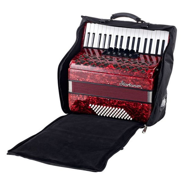 Startone Piano Accordion 72 Red MKII
