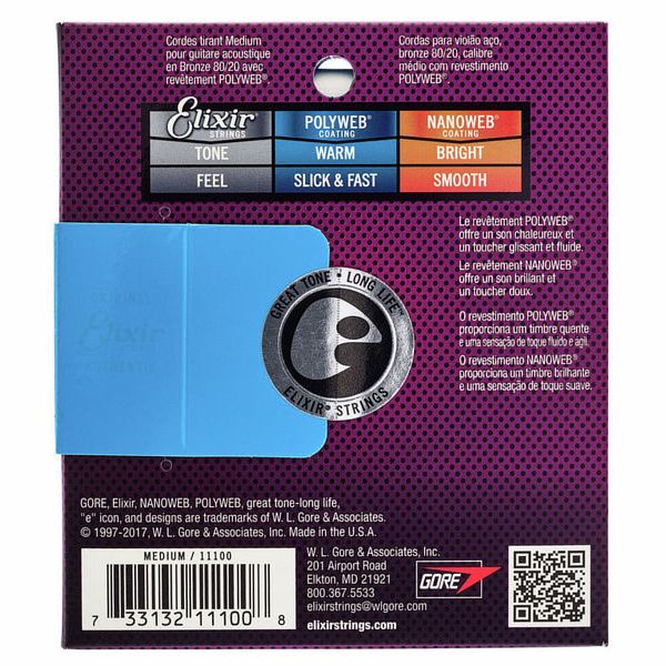 Elixir Polyweb Medium Acoustic