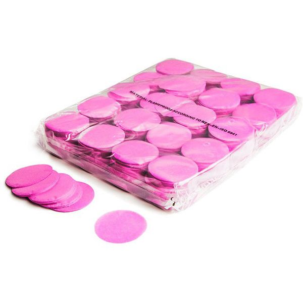 Magic FX Confetti round  55mm Pink