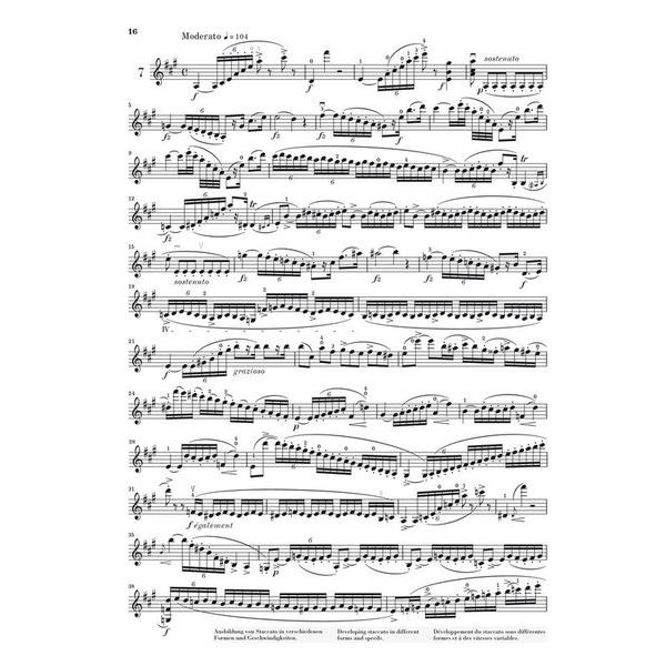 Henle Verlag Rode 24 Caprices Violin