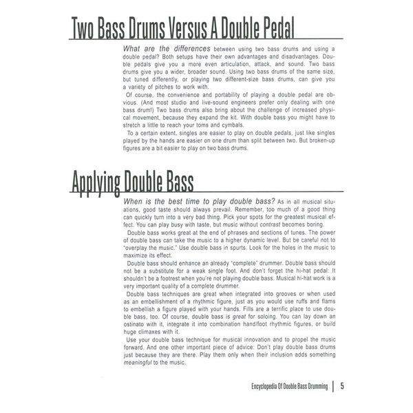 Modern Drummer Publications Encyclopedia of Double Bass