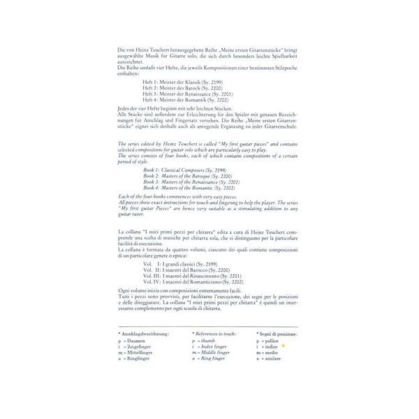 Ricordi Meine ersten Gitarrenstücke 3