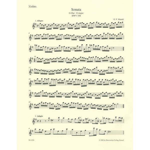 Brenreiter Hndel Smtliche Werke