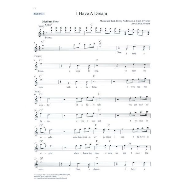 Schott Abba Classics T-Sax