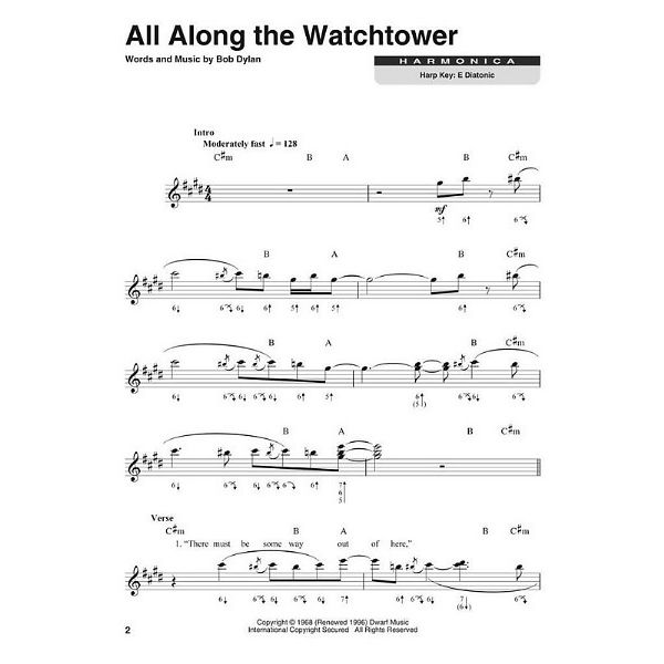 Hal Leonard Harmonica Play-Along Bob Dylan