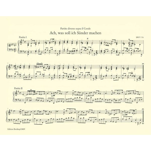 Breitkopf & Hrtel Bach Smtliche Orgelwerke